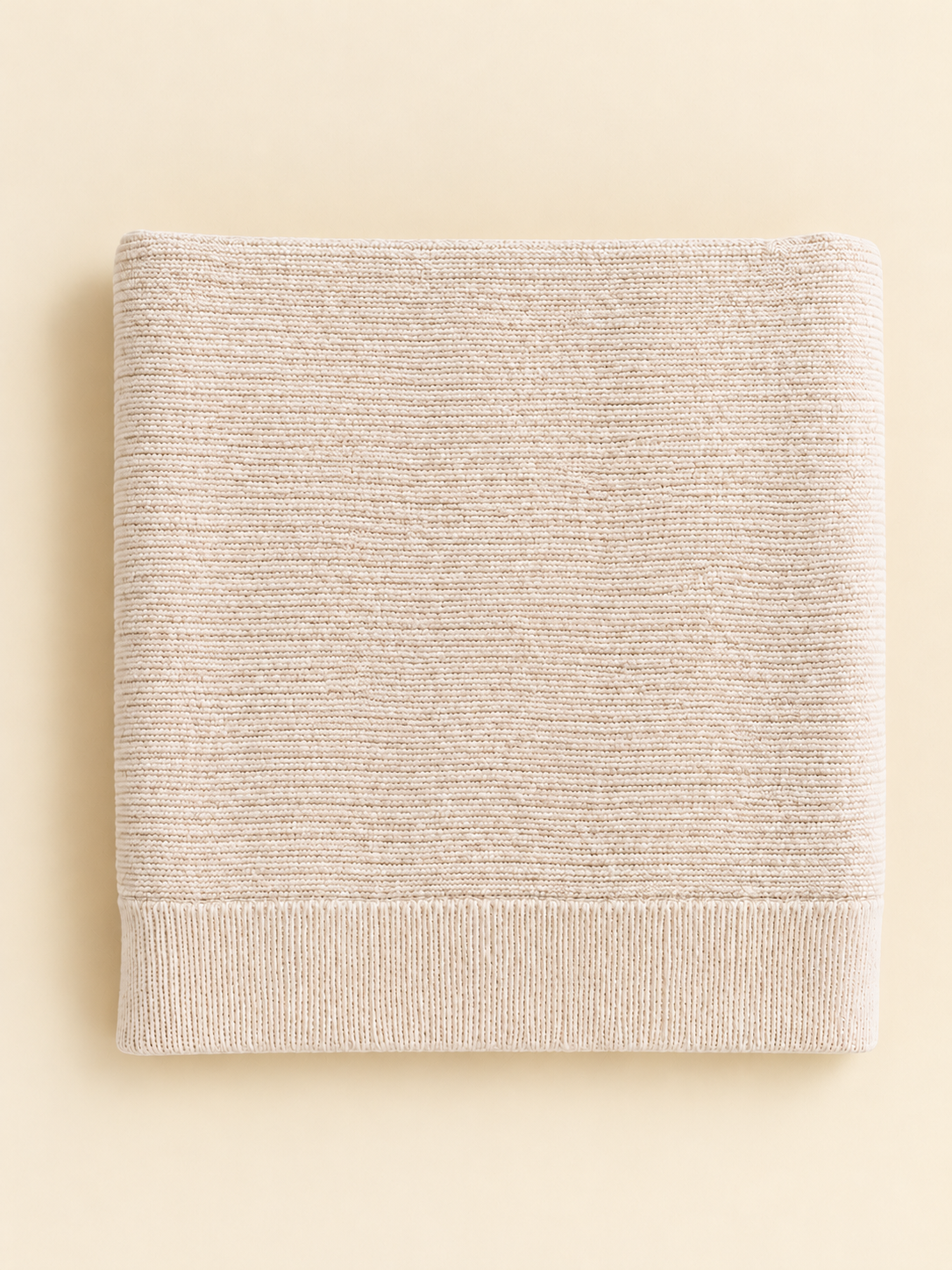 Cream Gust Baby Blanket
