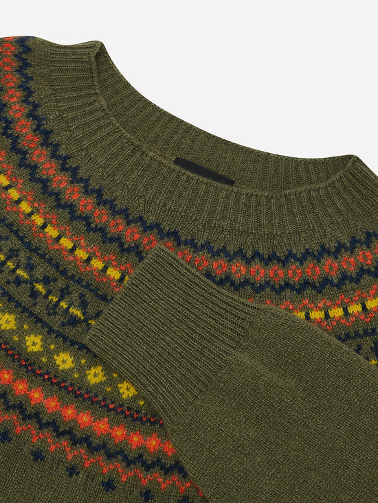 Forest Green Fairisle Jumper