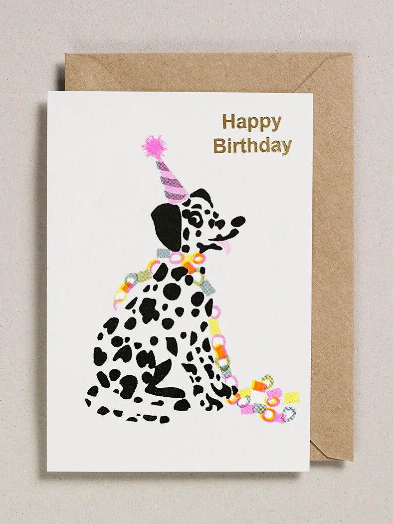 Happy Birthday Dalmatian Card