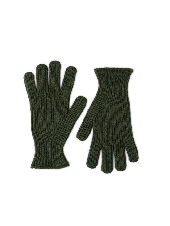 Rosemary Ribbed Wool Gloves