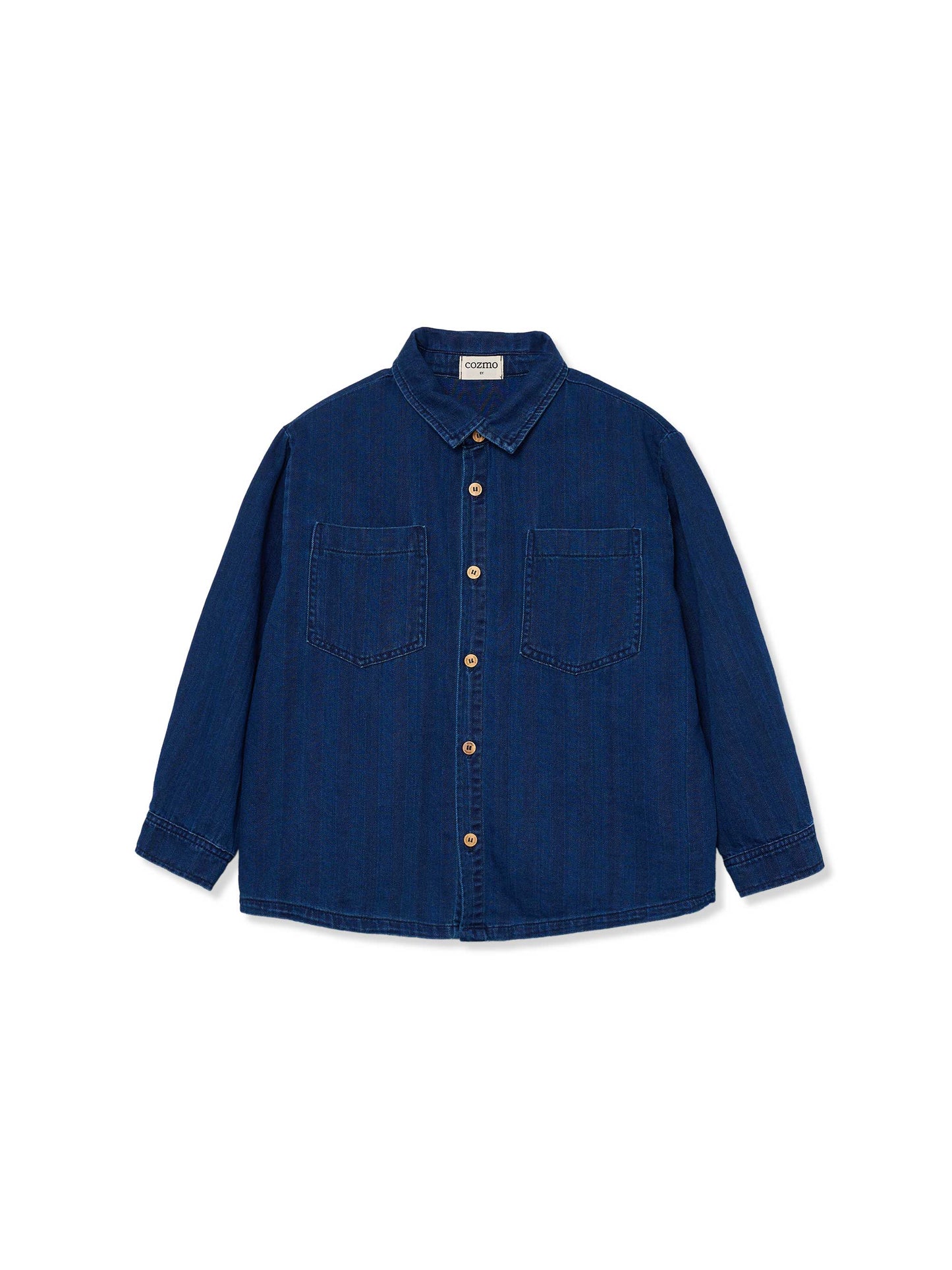 Herringbone Denim Shirt