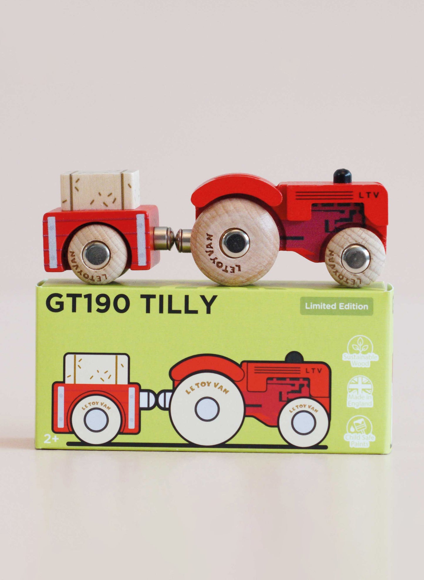 No.34 Tilly Wooden Tractor