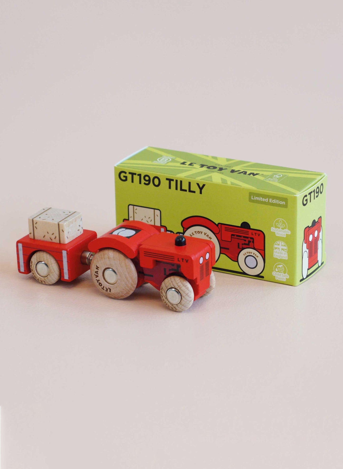 No.34 Tilly Wooden Tractor
