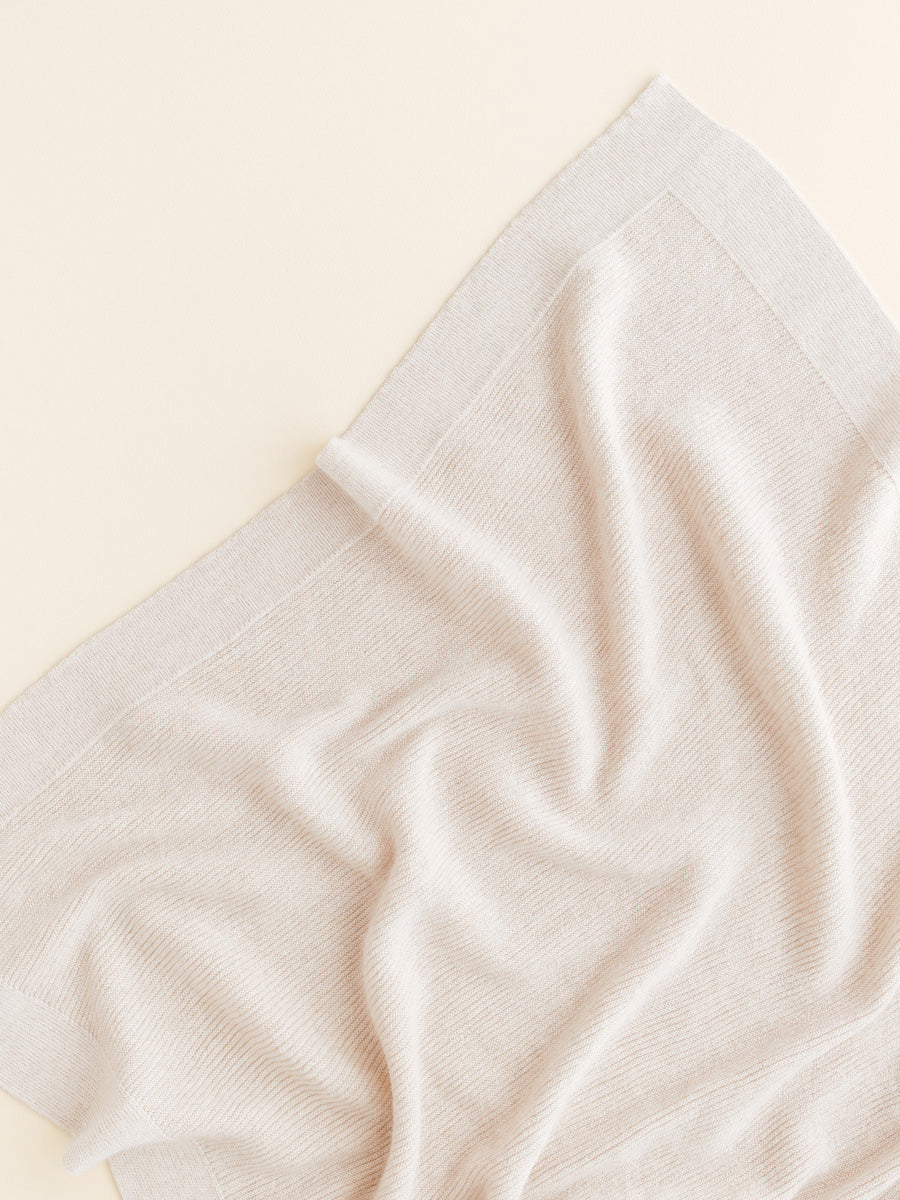 Cream Gust Baby Blanket