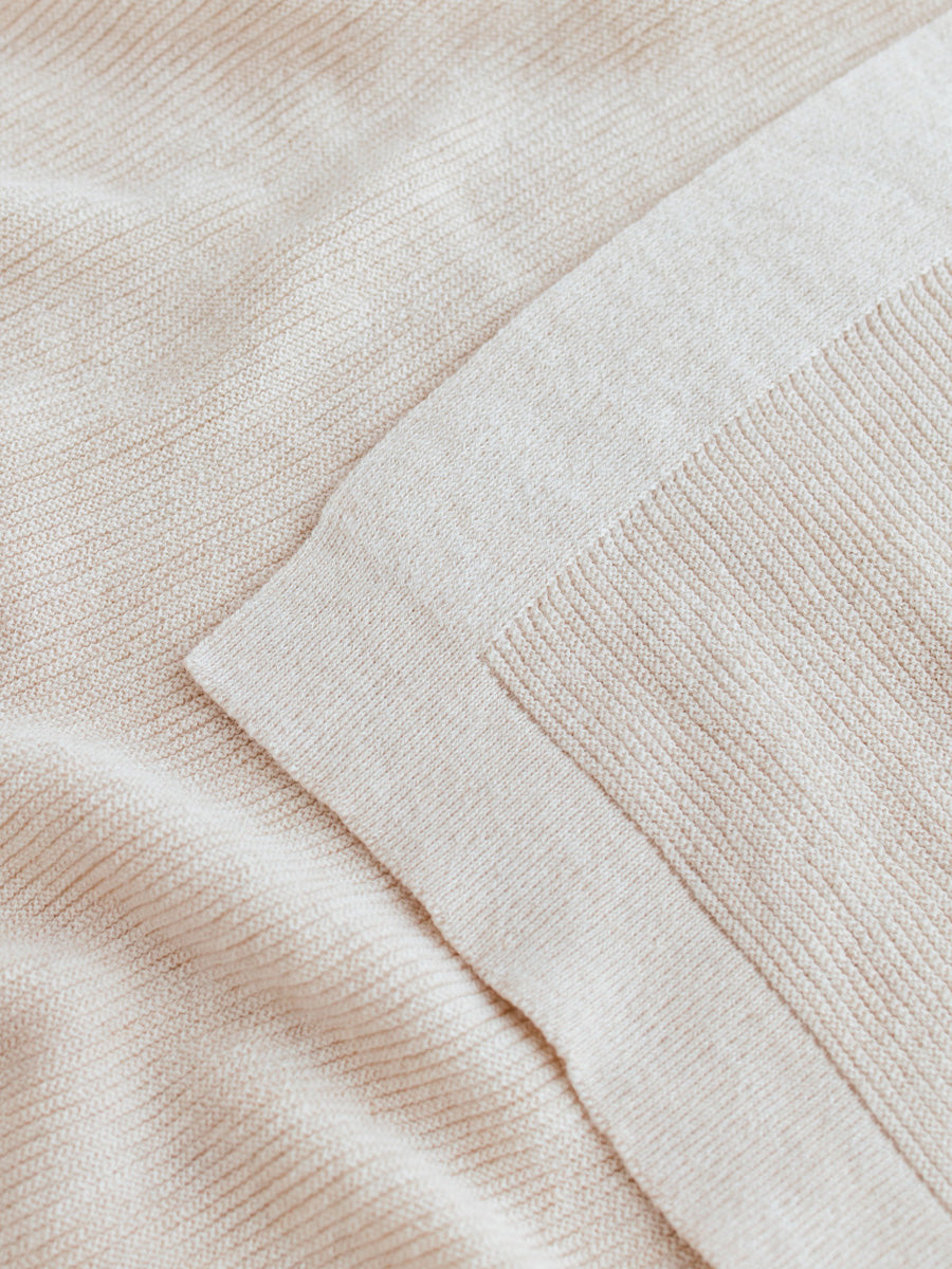 Cream Gust Baby Blanket