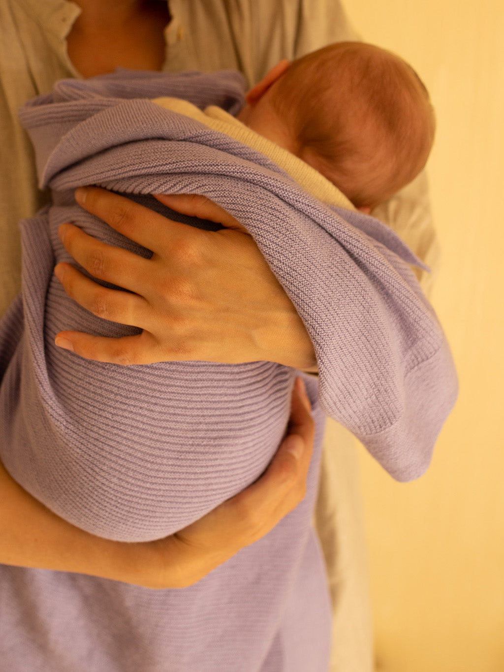 Lilac Gust Baby Blanket