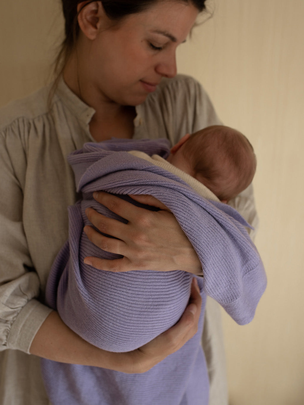 Lilac Gust Baby Blanket