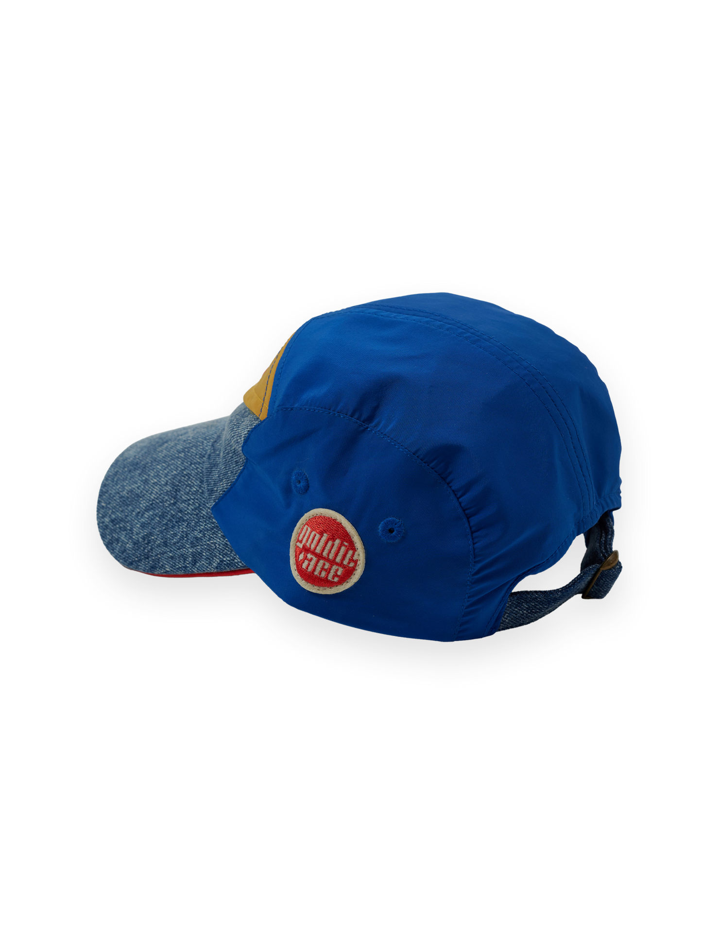 Colour Block Vintage Denim Cap