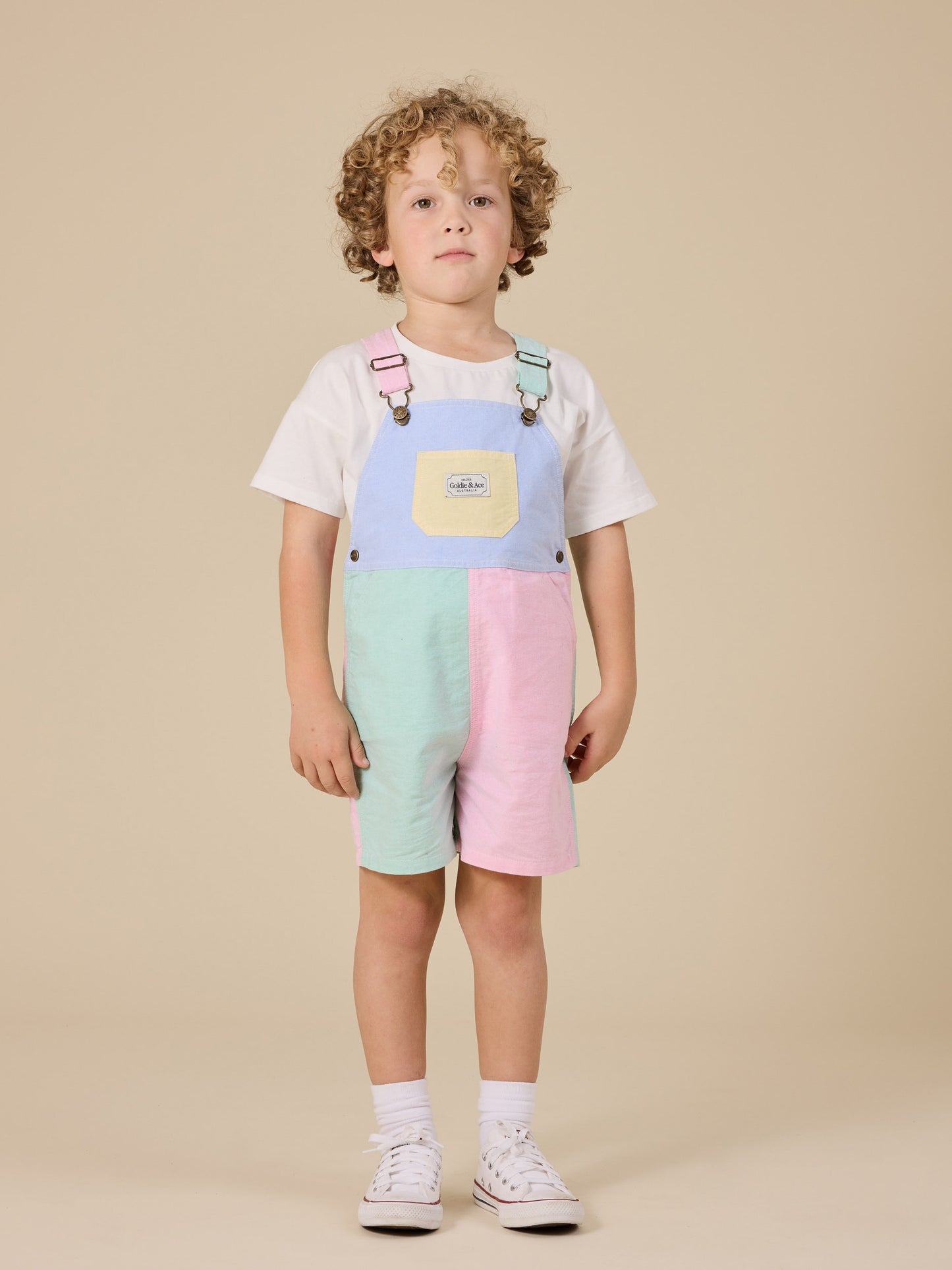 Colour Block Oxford Burton Overalls