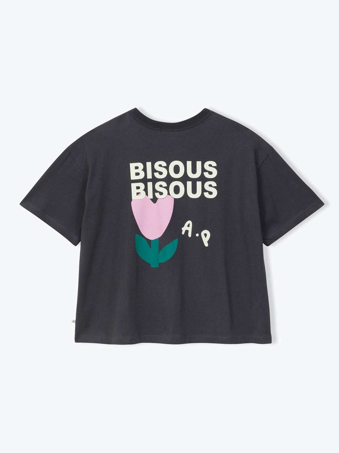 Anthracite Bisous Bisous T-Shirt