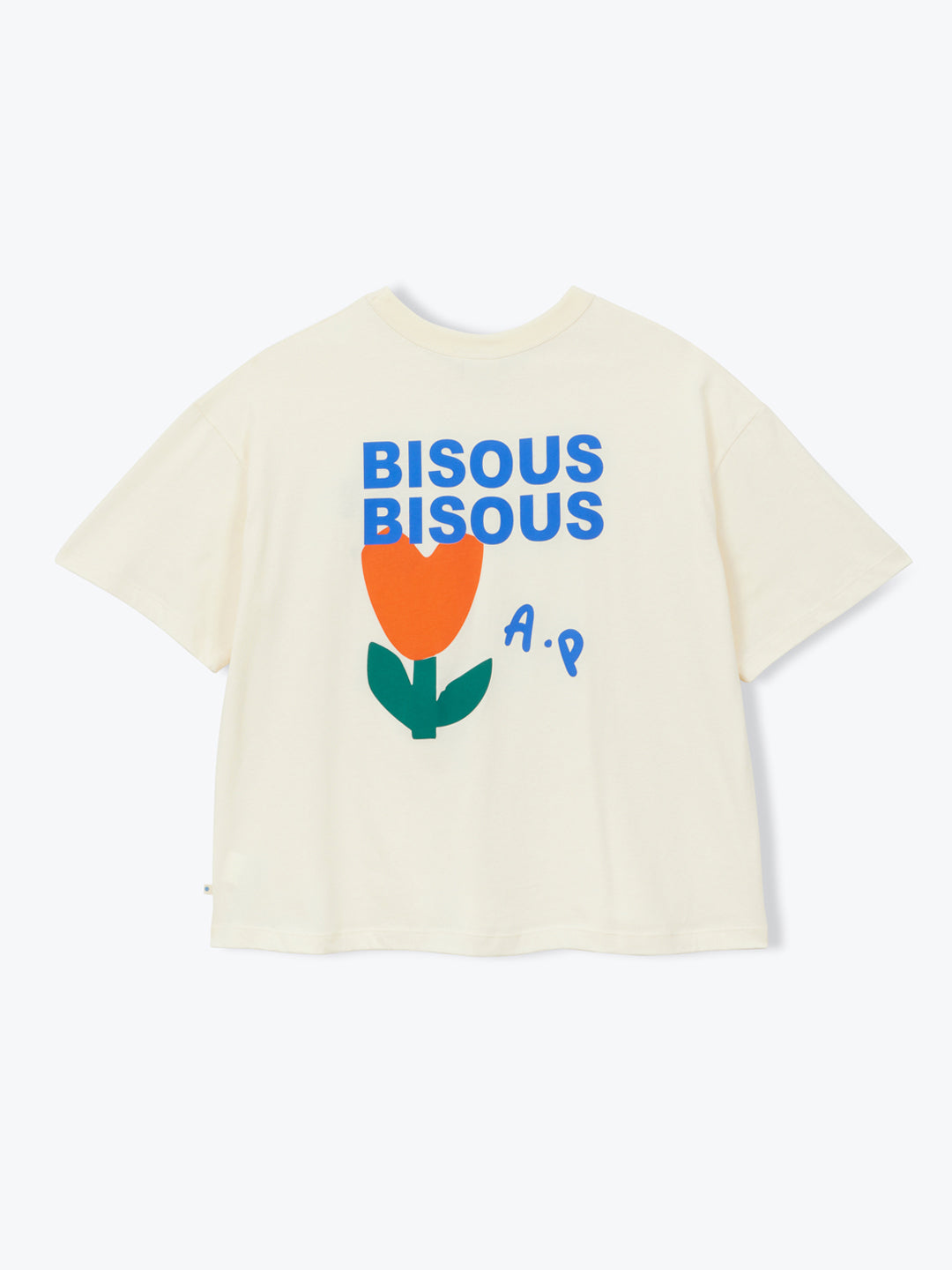 Ecru Bisous Bisous T-Shirt