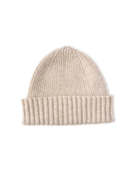 Oat Brushed Wool Hat