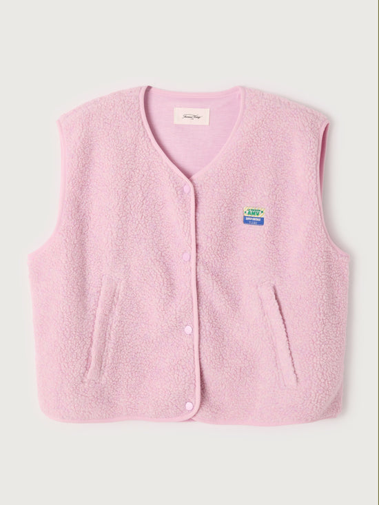 Sugar Almond Soft Fleece Hoktown Vest