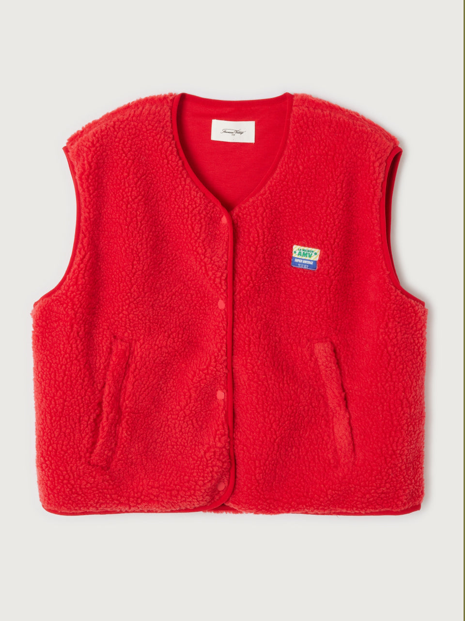 Strawberry Soft Fleece Hoktown Vest
