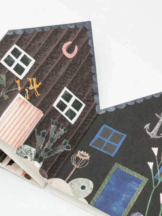 Fisherman's Huts Concertina Card
