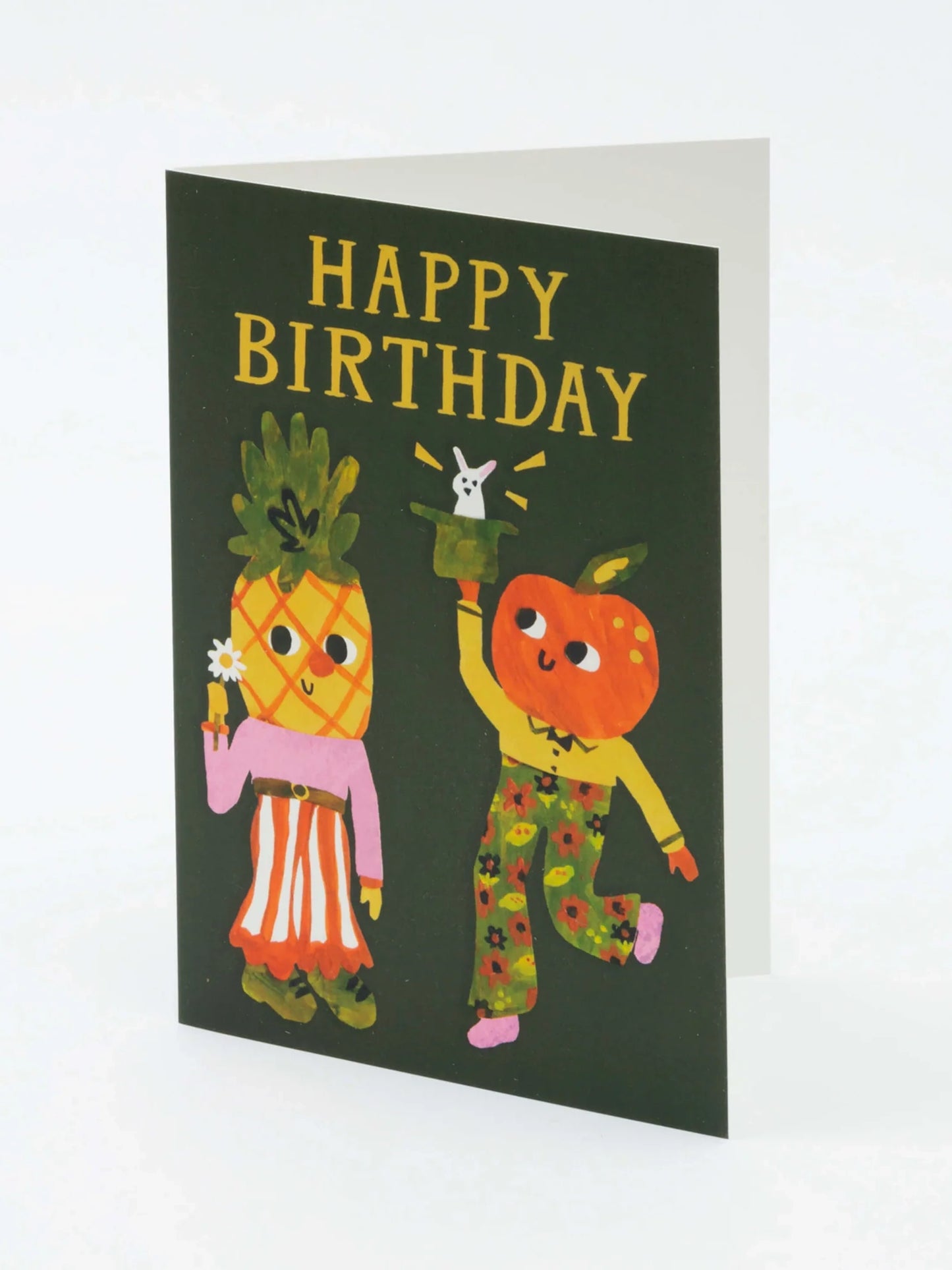 Load image into Gallery viewer, Pineapple &amp;amp; Orange Birthday Card
