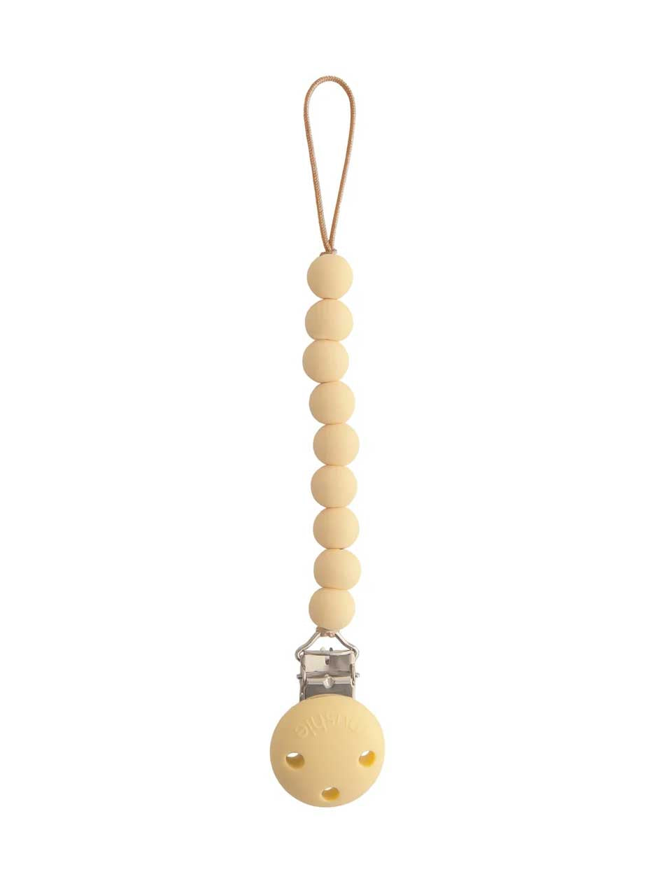 Pale Yellow Hera Pacifier Clip