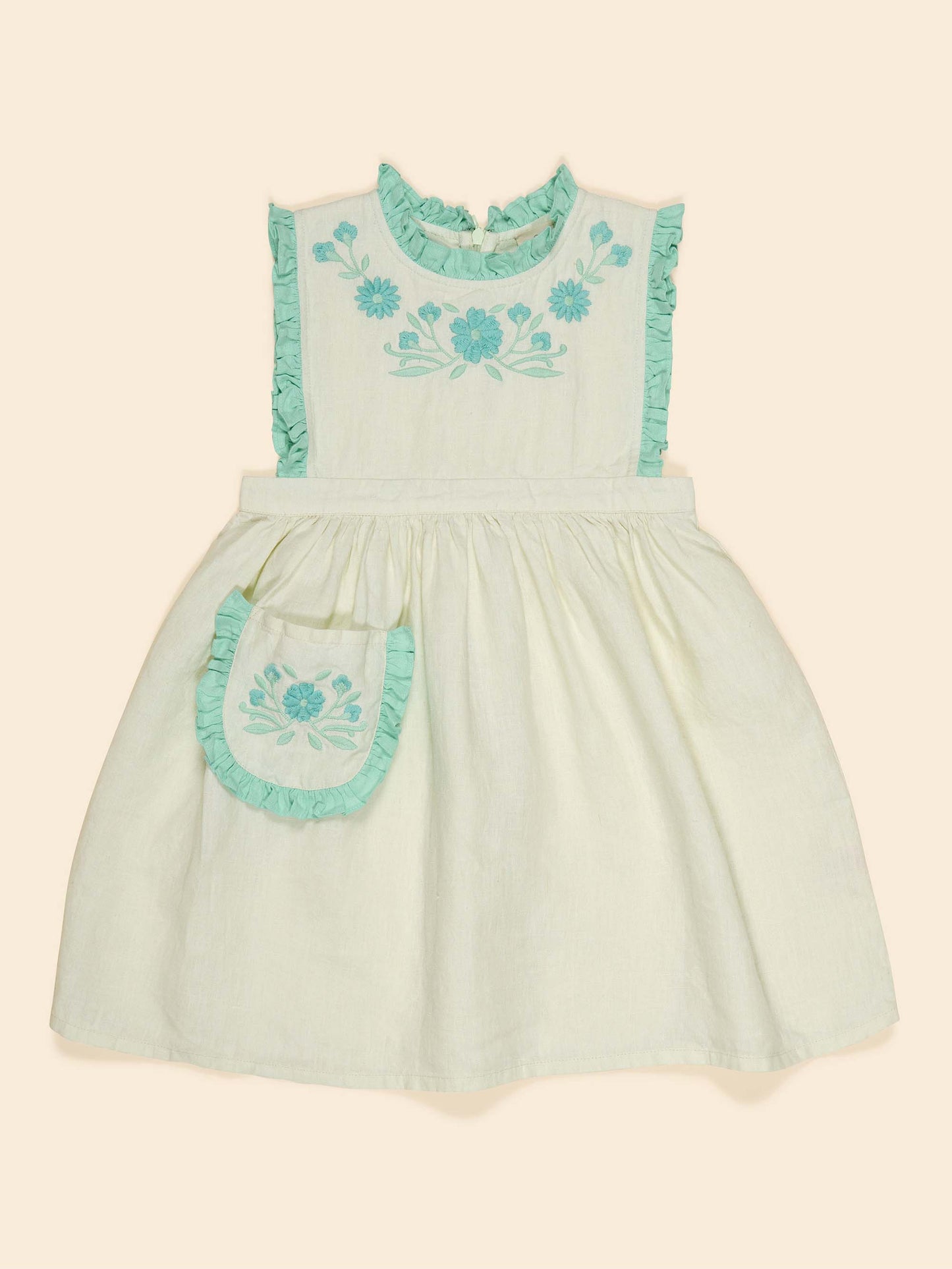 Ida Dress - Mint Cream/Seaglass