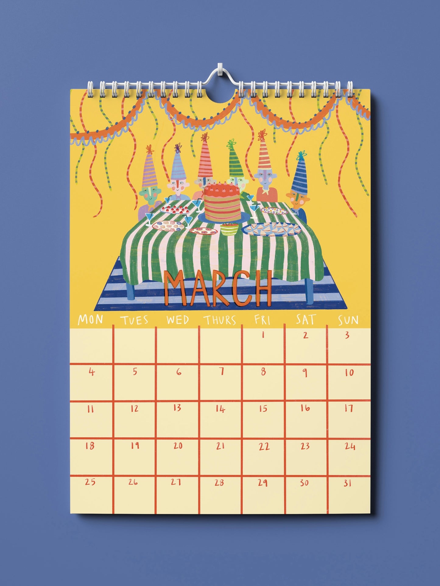 Stripey 2024 Calendar