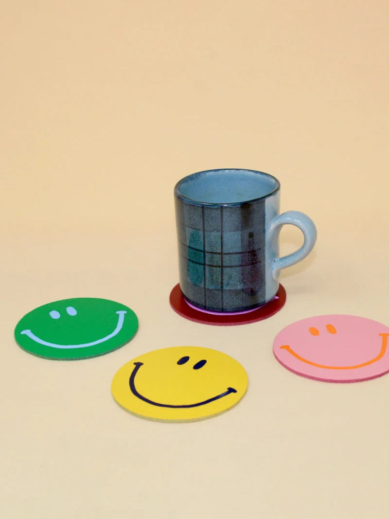 Happy Face Coasters