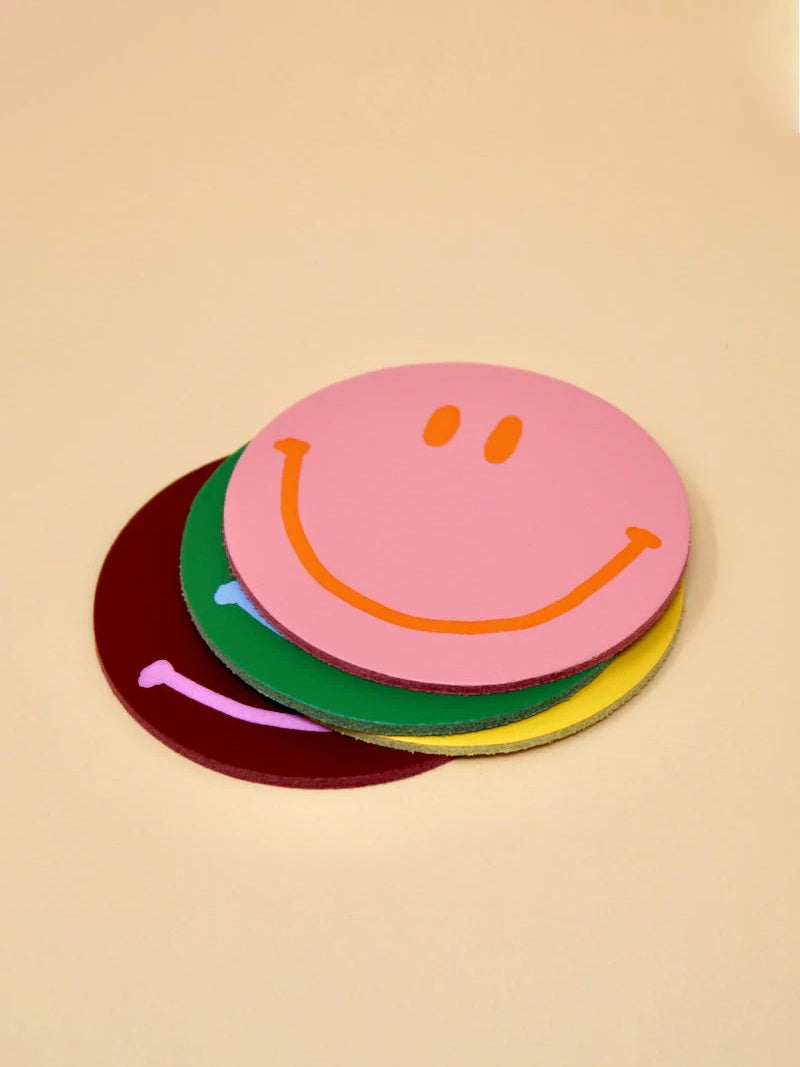 Happy Face Coasters