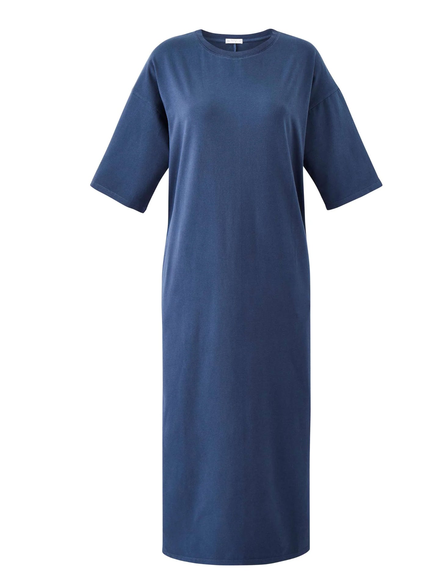 Megan Oversized Navy Midi Dress