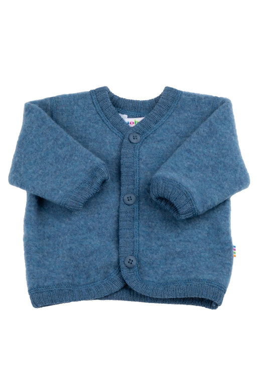 Blue Fleece Cardigan