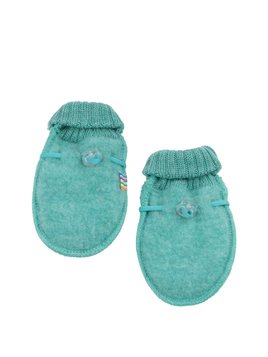 Sea Green Fleece Mittens