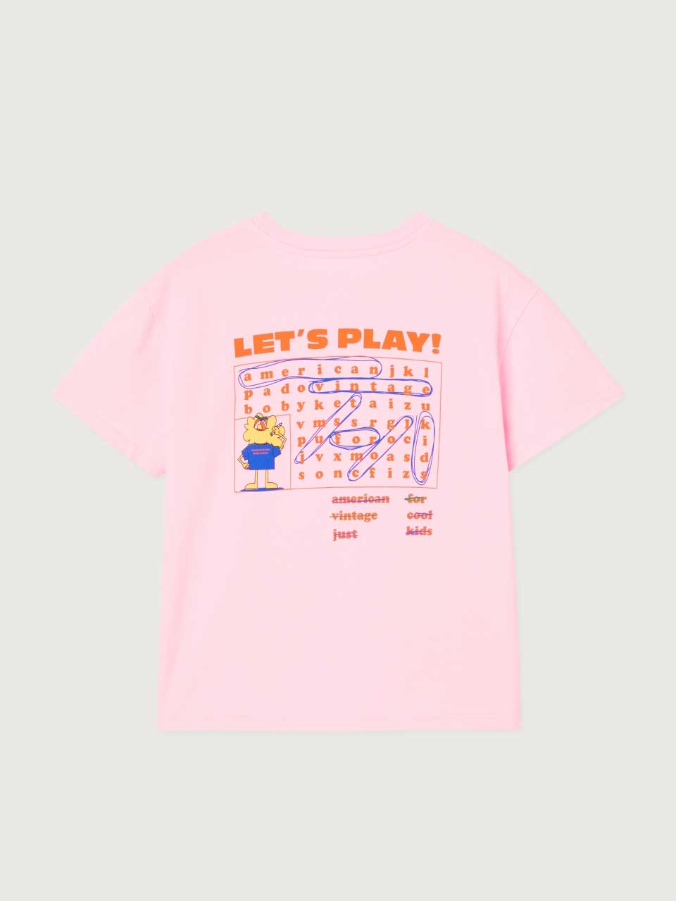 Vintage Pink Fizvalley Kids T-Shirt