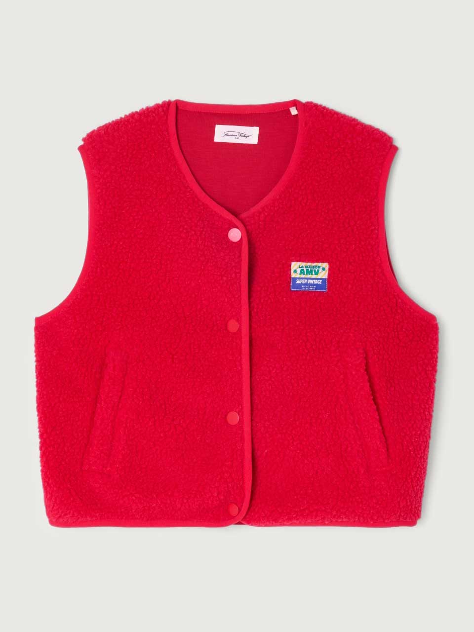 Strawberry Hoktown Kids Fleece Gilet