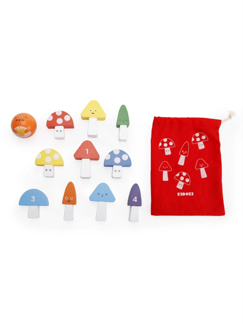 It's a Strike! Mini Mushroom Bowling