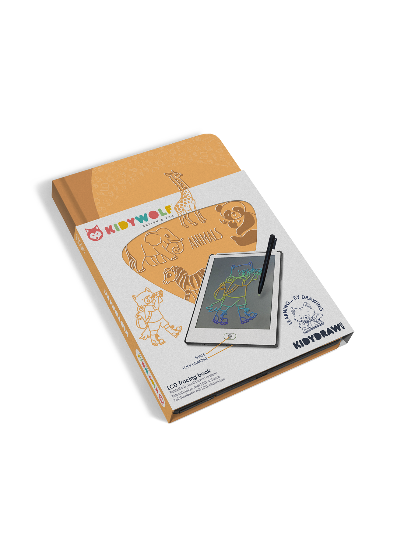 KIDYDRAW LCD  Animals Drawing Tablet