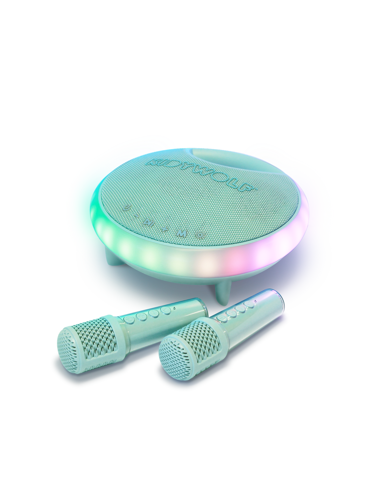 KIDYKARAOKE Portable Green Karaoke Speaker