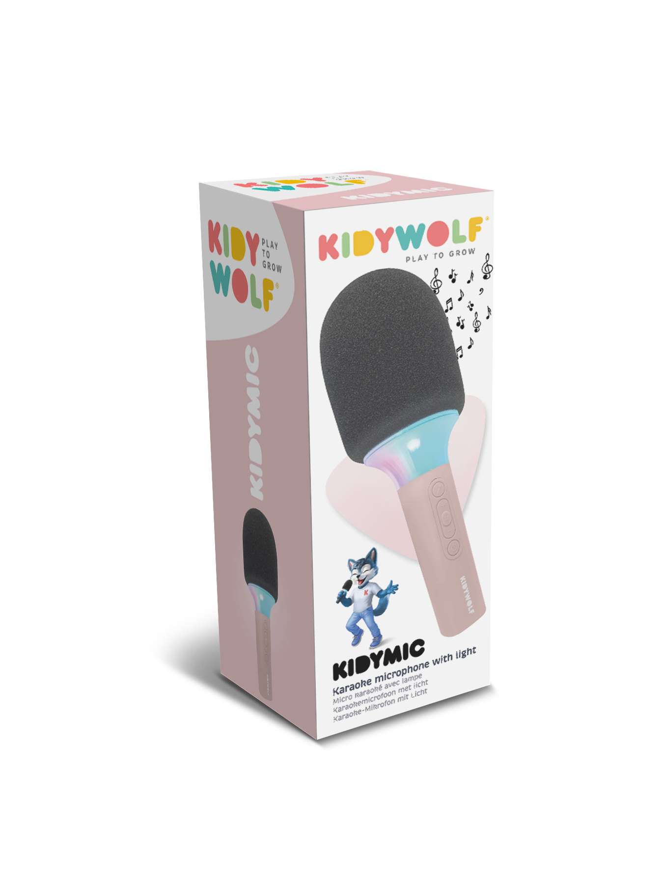 KIDYMIC All-in-One Pink Karaoke Mic