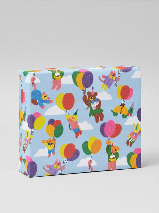 Balloon Birthday Wrapping Paper
