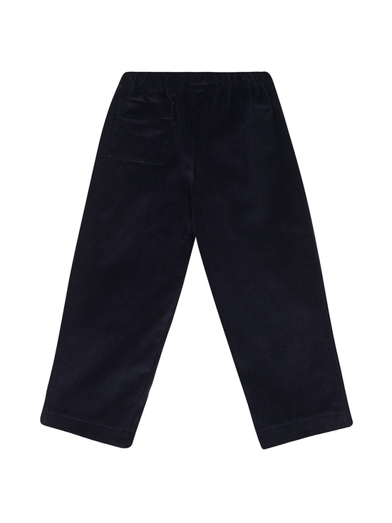 Load image into Gallery viewer, Navy Corduroy Kids Trousers
