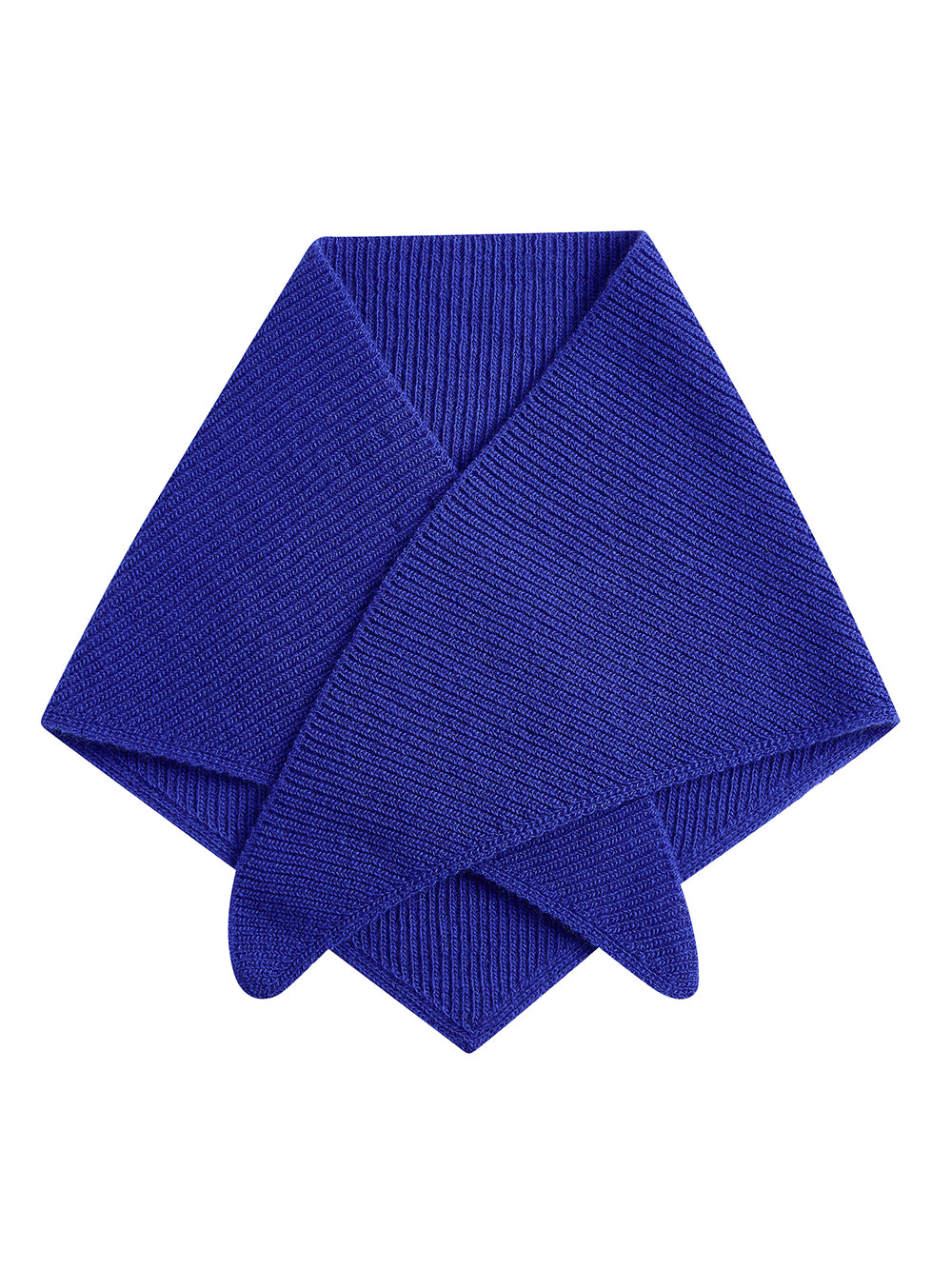 Klein Blue Triangle Wool Scarf