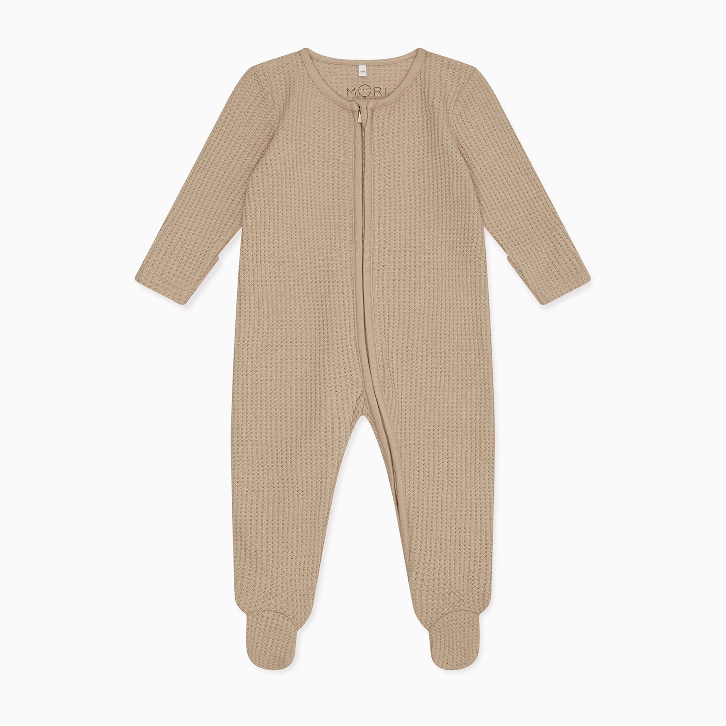 Sesame Waffle Clever Zip Sleepsuit