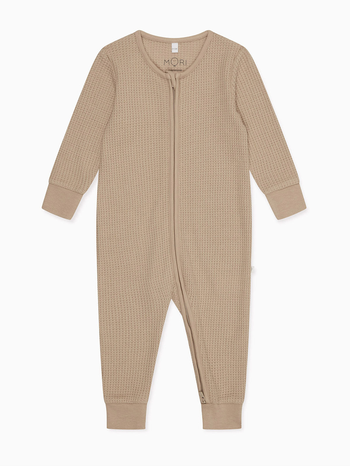 Sesame Waffle Clever Zip Sleepsuit