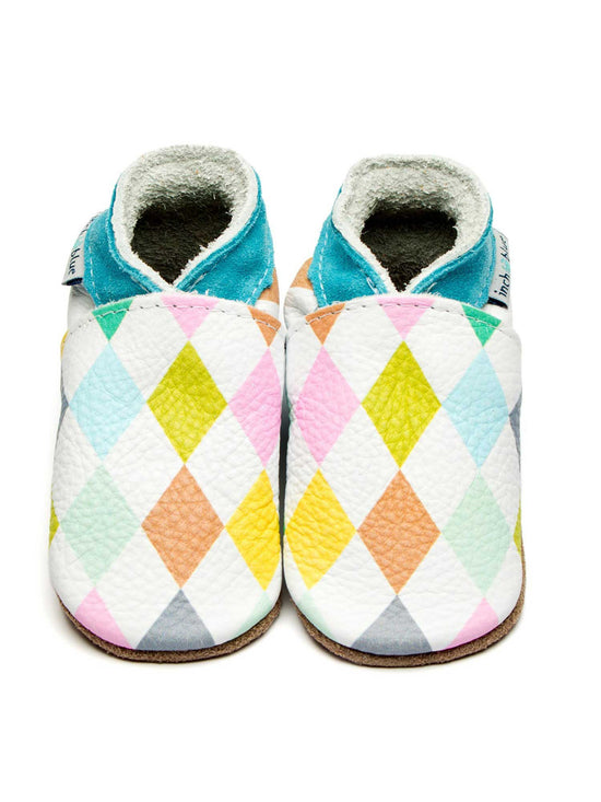 Load image into Gallery viewer, Harlequin Baby Shoes
