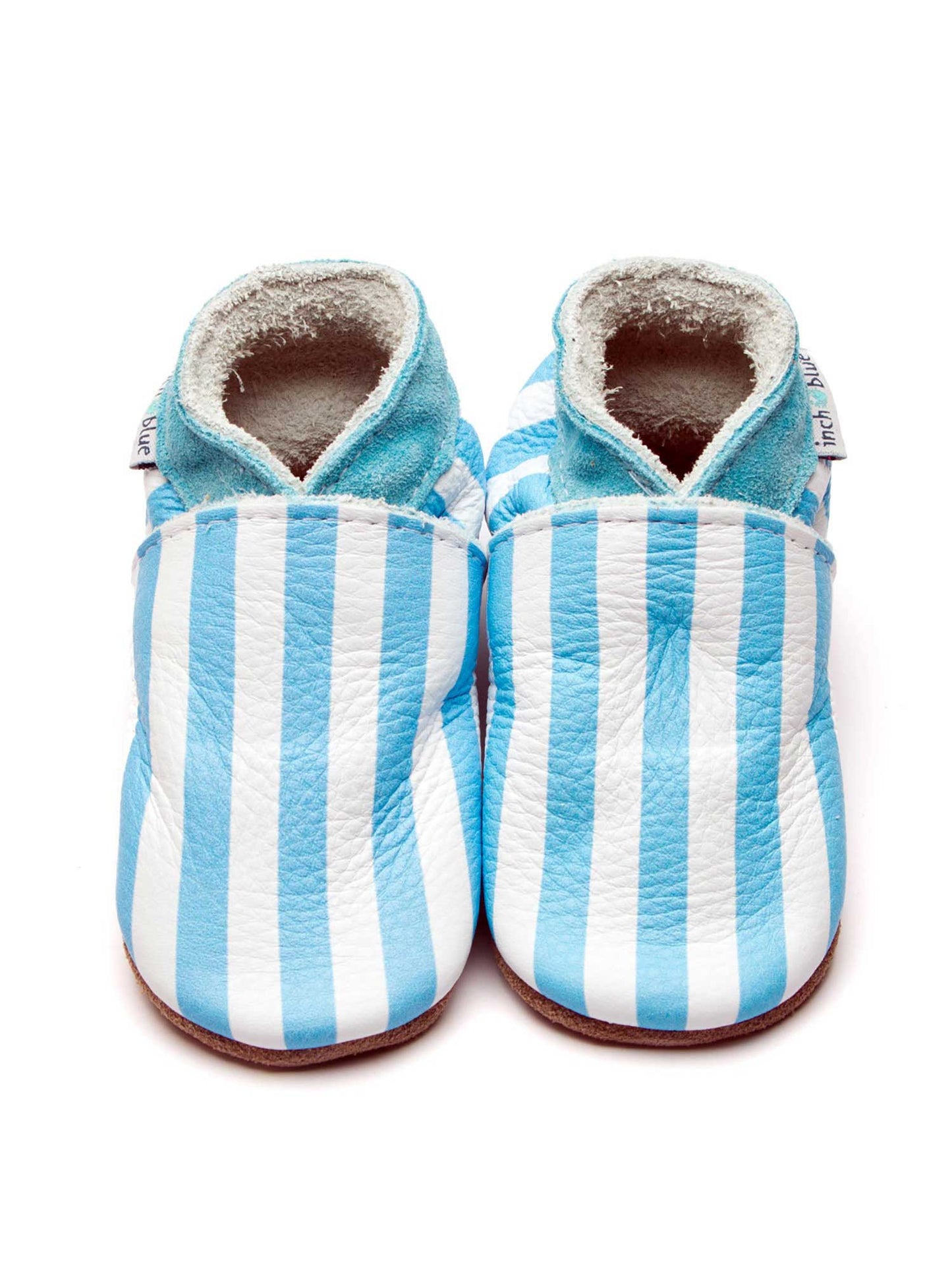 Load image into Gallery viewer, Blue Stripes Baby Shoes
