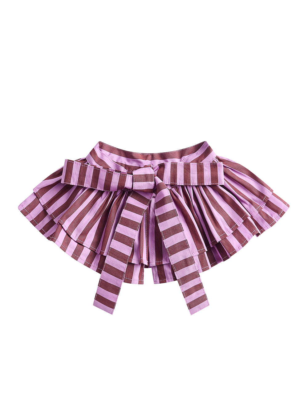Lilac & Brown Stripe Collar