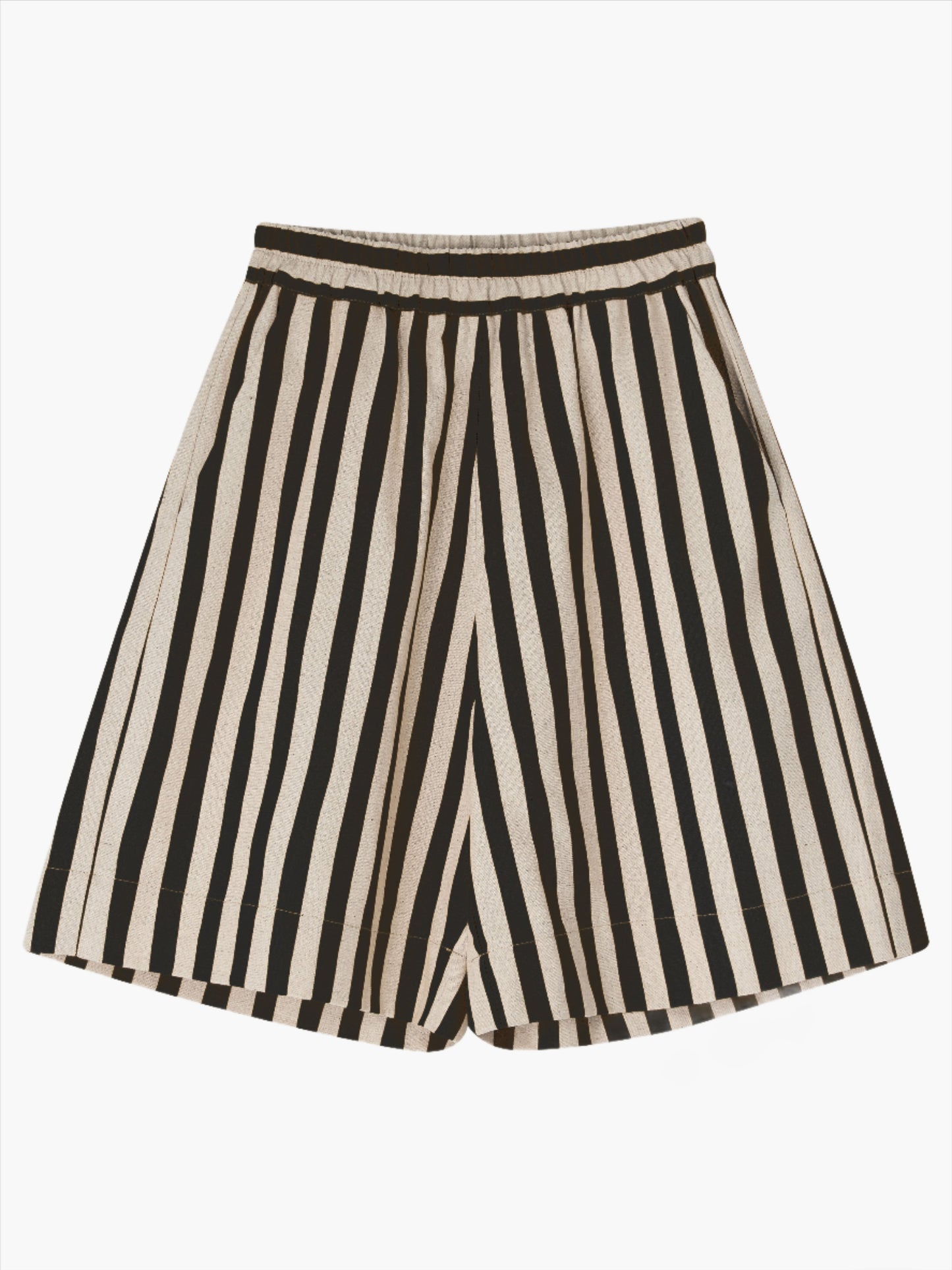 Black Stripe Shorts