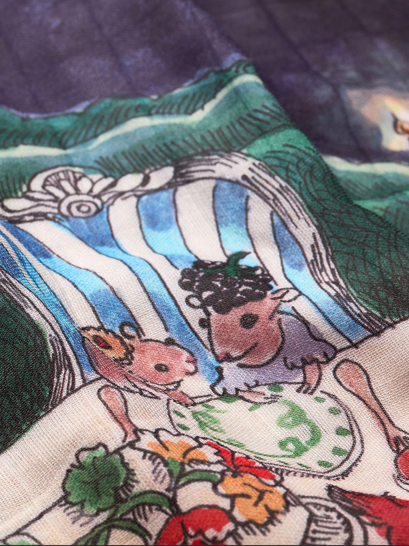 Once Upon A Feast Muslin Baby Blanket