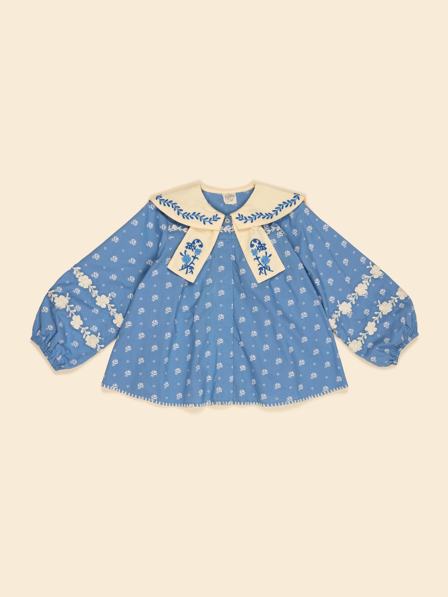 Mountain Calico Blue Maggie Sailor Blouse
