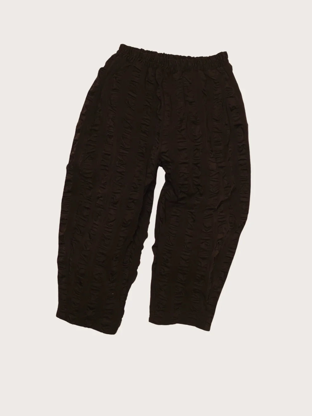 Black Giant Seersucker Manu Trousers