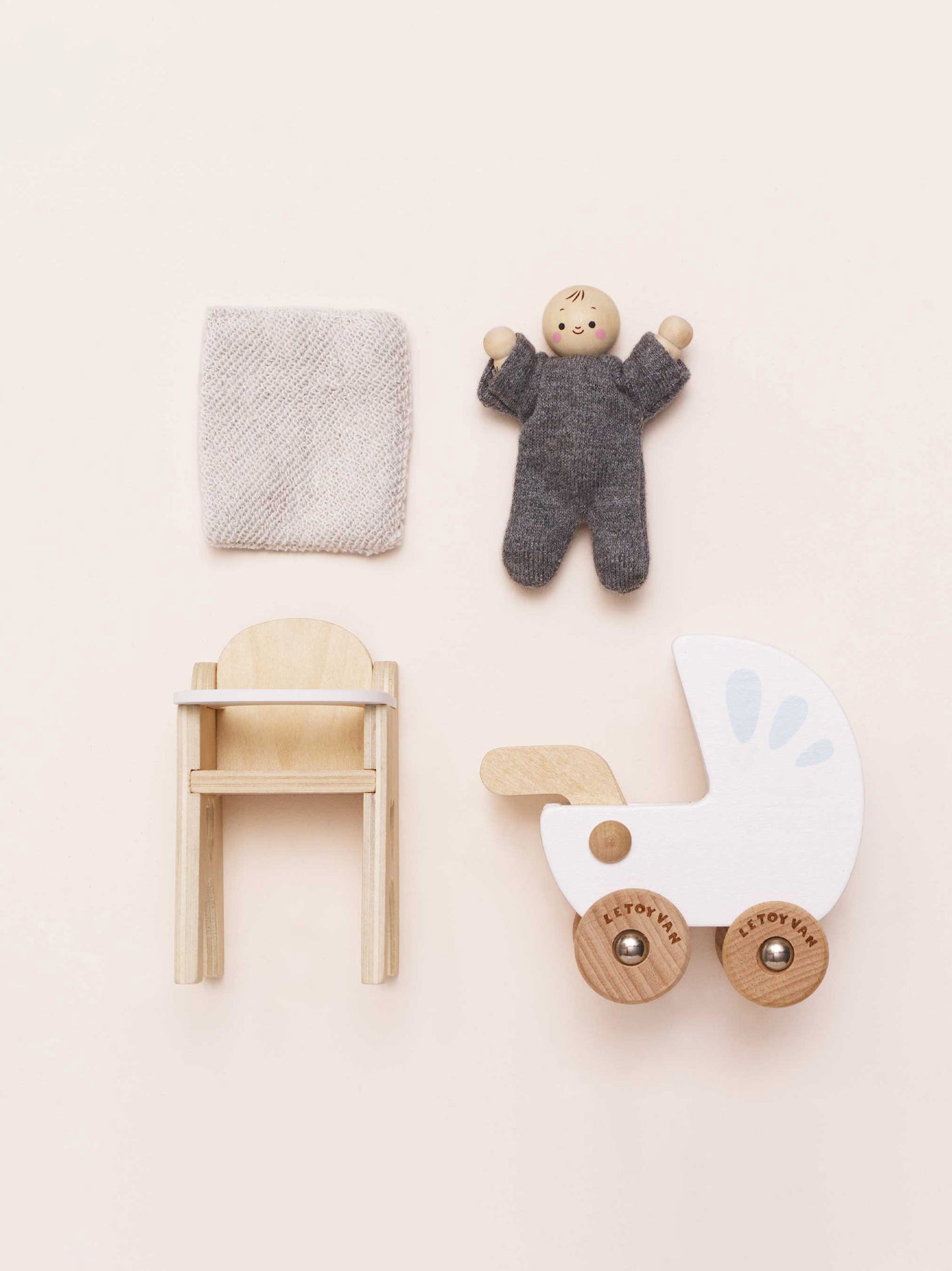 Dolls House Nursey & Baby Set