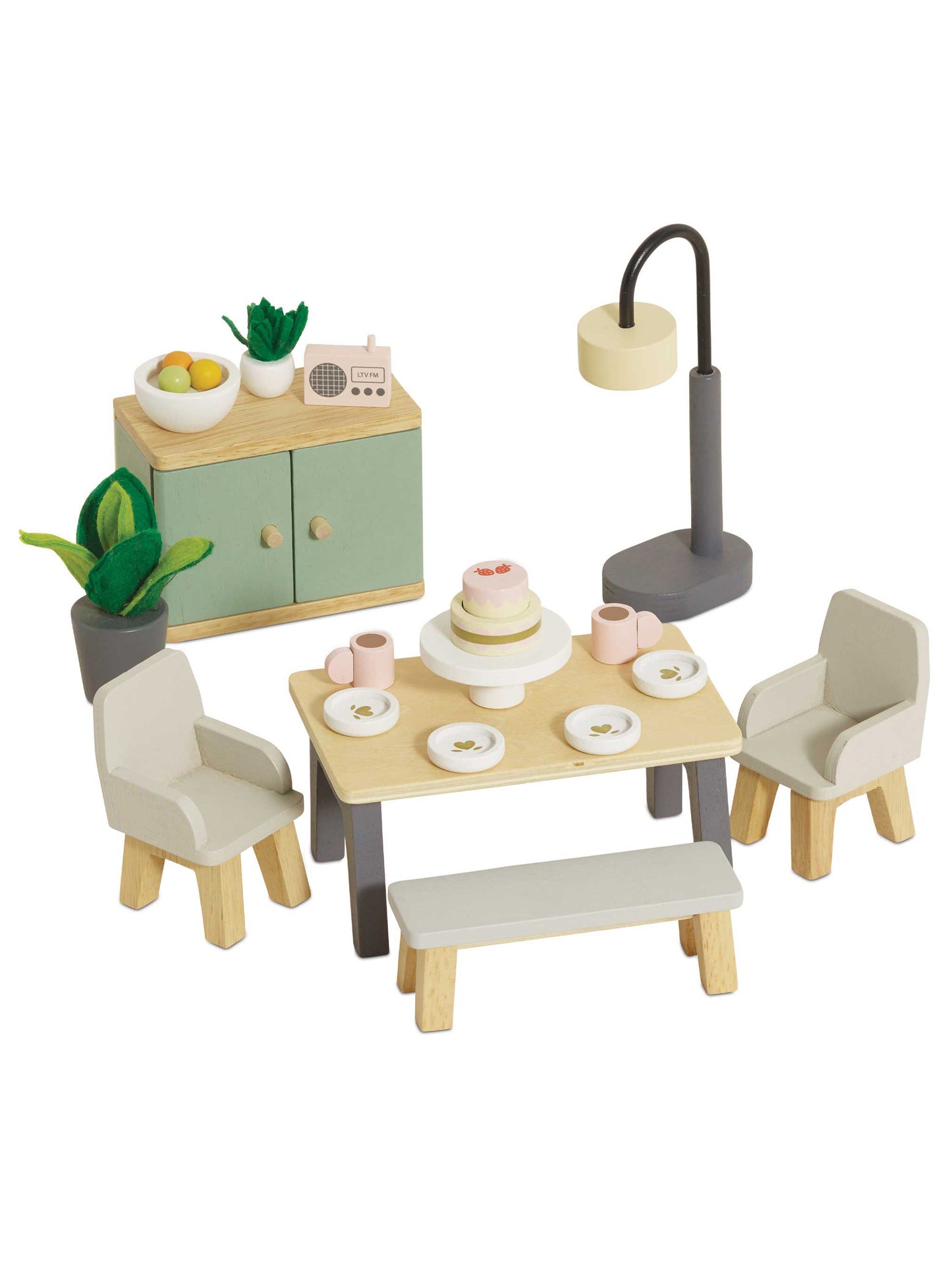 Wooden Dolls House Dining Room