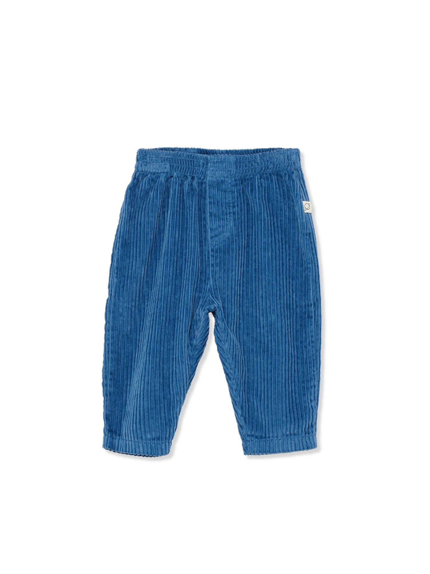 Blue Organic Cord Baby Trousers