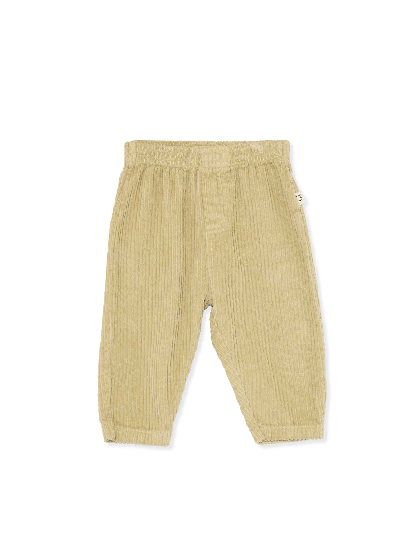 Soft Green Organic Cord Baby Trousers